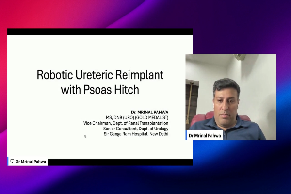 Robotic Ureteric Reimplant with Psoas Hitch with Hugo RAS